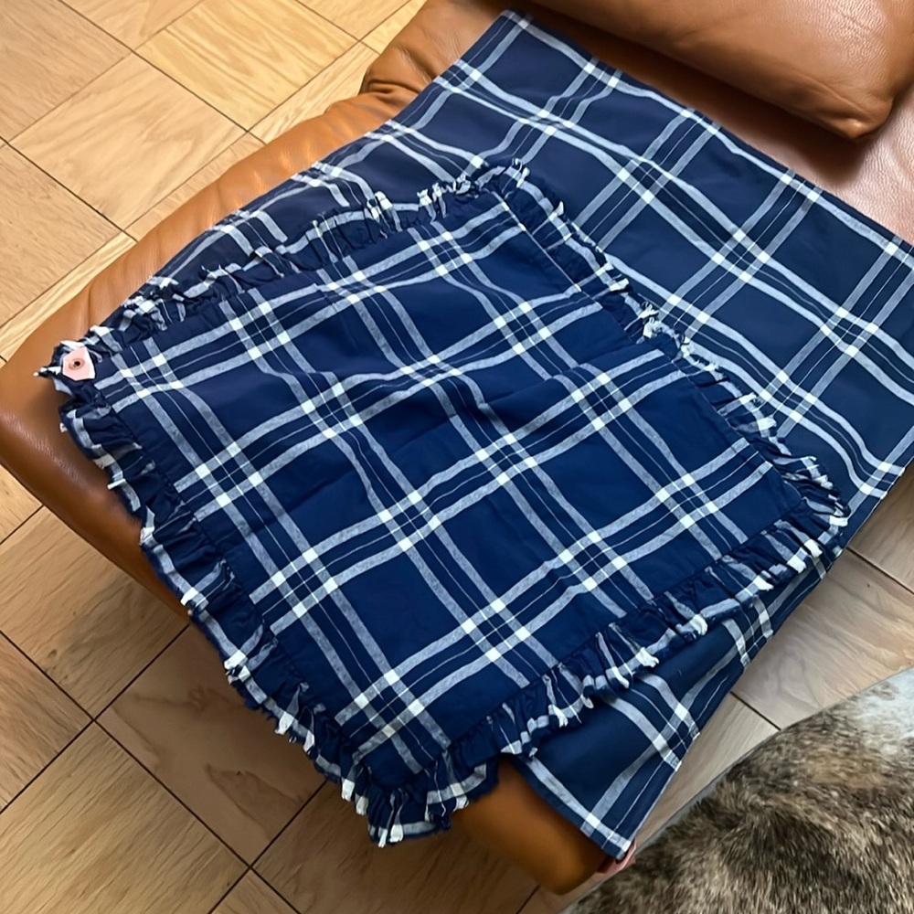 Ralph Lauren home Indigo Barn Shelburne Sunshine Sham pair pillow cases
